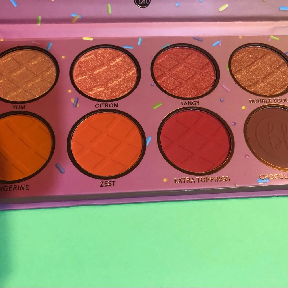 BNIB! BH Cosmetics Sweet Shoppe Orange Sorbet 8 color Eyeshadow Palette 🎨 🍊👀
